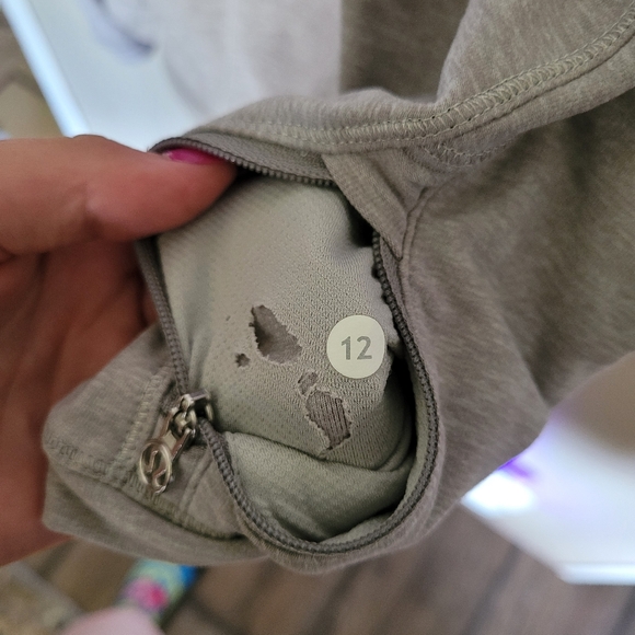 Lululemon Love some Run Long sleeve Heathered light grey 12 - Picture 12 of 13